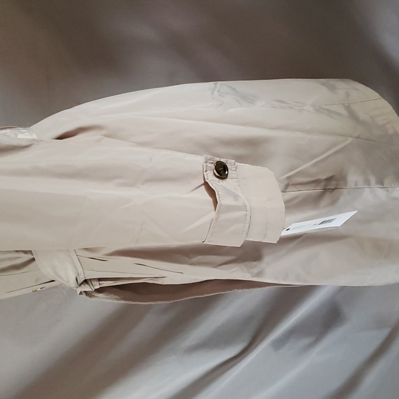 NEW Via Spiga Packable Belted Rain Trench Coat - Picture 6 of 12
